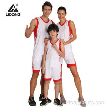 Nuovo abbigliamento da basket con maglia da basket in stile